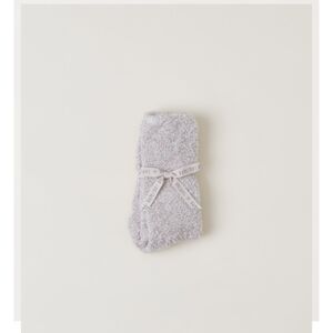Barefoot Dreams NWT Gray Fuzzy Socks